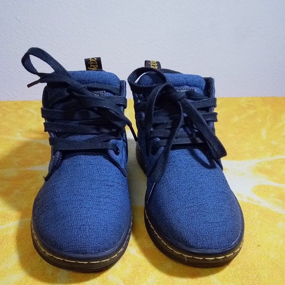 Dr. Martens Blue Ankle Boots - Picture 2 of 5